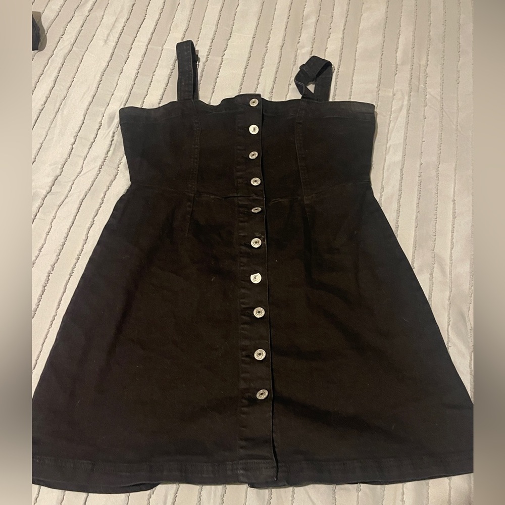 Dark denim dress